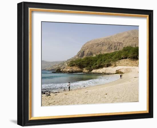 Beach, Tarrafal, Santiago, Cape Verde Islands, Africa-R H Productions-Framed Photographic Print