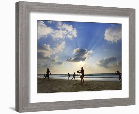 Beach, Tel Aviv, Israel-Michele Falzone-Framed Photographic Print