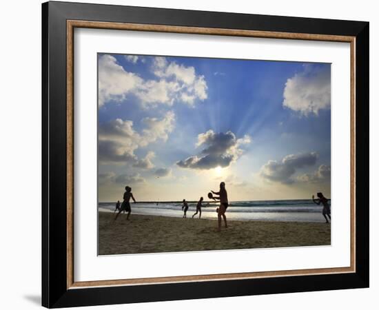 Beach, Tel Aviv, Israel-Michele Falzone-Framed Photographic Print