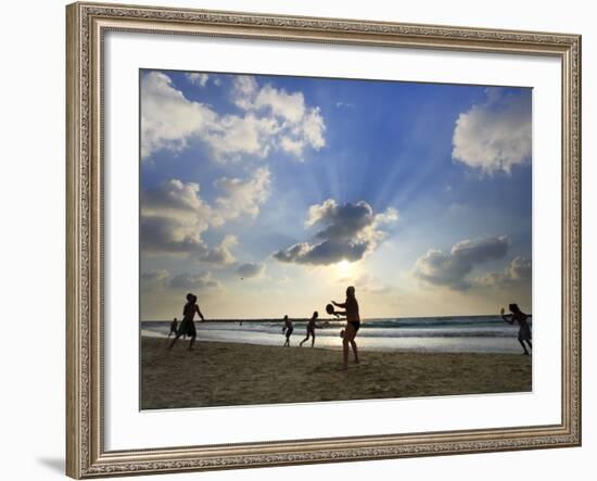 Beach, Tel Aviv, Israel-Michele Falzone-Framed Photographic Print