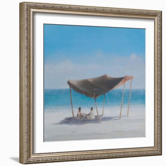 Beach Tent, 2012-Lincoln Seligman-Framed Giclee Print