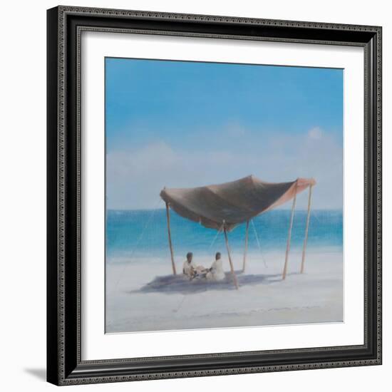 Beach Tent, 2012-Lincoln Seligman-Framed Giclee Print