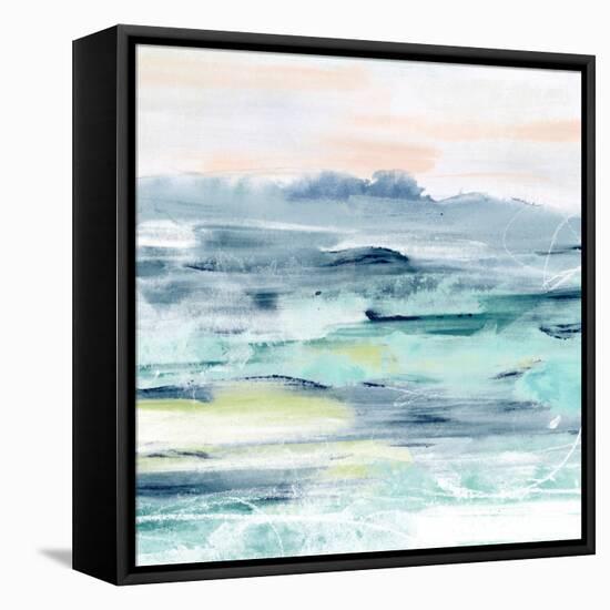 Beach Tides II-June Vess-Framed Stretched Canvas