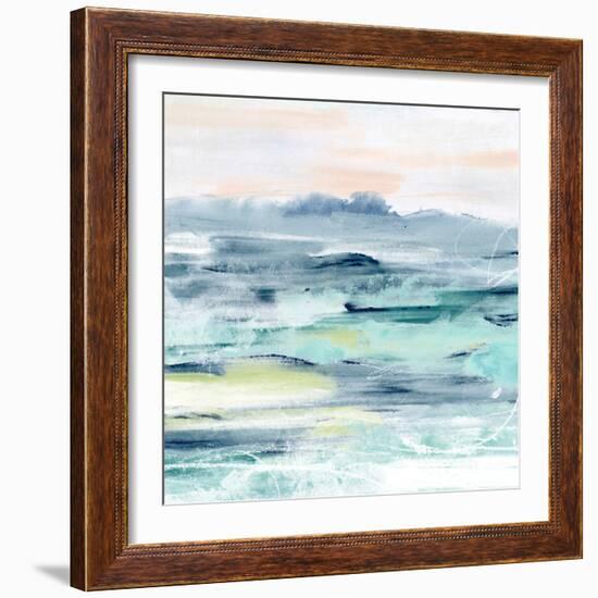 Beach Tides II-June Vess-Framed Art Print