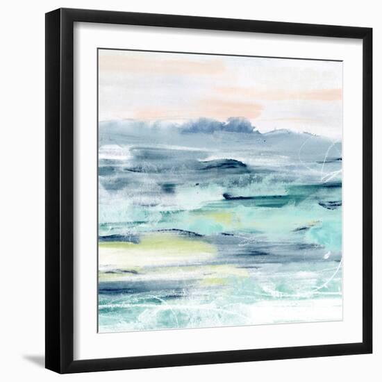 Beach Tides II-June Vess-Framed Art Print