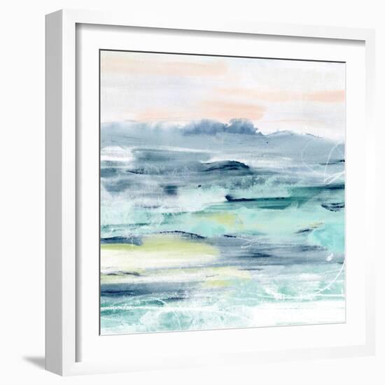 Beach Tides II-June Vess-Framed Art Print