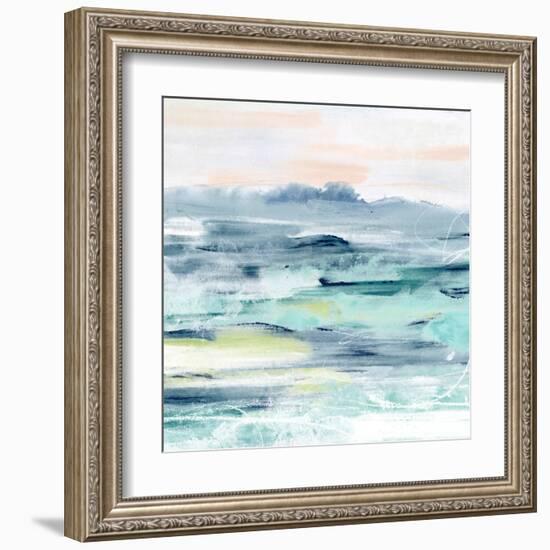 Beach Tides II-June Vess-Framed Art Print