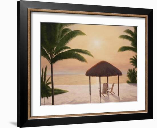 Beach Tiki-Diane Romanello-Framed Art Print