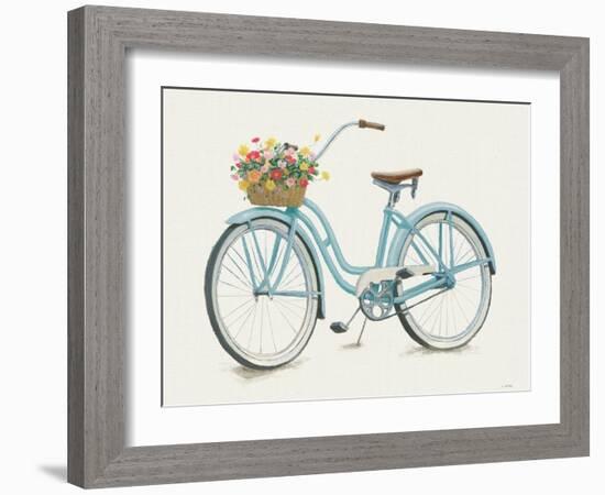 Beach Time III Neutral-James Wiens-Framed Art Print