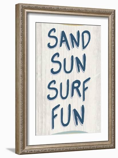 Beach Time V Fun-James Wiens-Framed Art Print