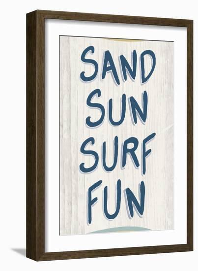 Beach Time V Fun-James Wiens-Framed Art Print