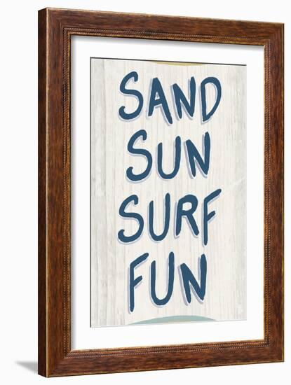 Beach Time V Fun-James Wiens-Framed Art Print