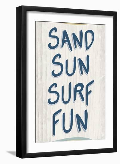 Beach Time V Fun-James Wiens-Framed Art Print