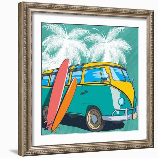 Beach Time-Kimberly Allen-Framed Art Print