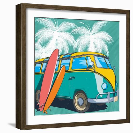 Beach Time-Kimberly Allen-Framed Art Print