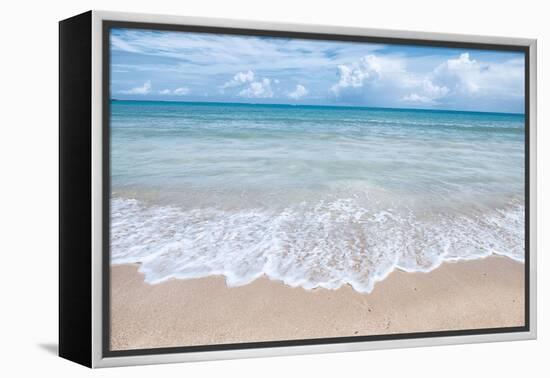 Beach Time-Mary Lou Johnson-Framed Stretched Canvas
