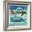 Beach Travel 4-Richard Faust-Framed Art Print