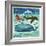 Beach Travel 4-Richard Faust-Framed Art Print