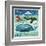 Beach Travel 4-Richard Faust-Framed Art Print