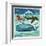 Beach Travel 4-Richard Faust-Framed Art Print