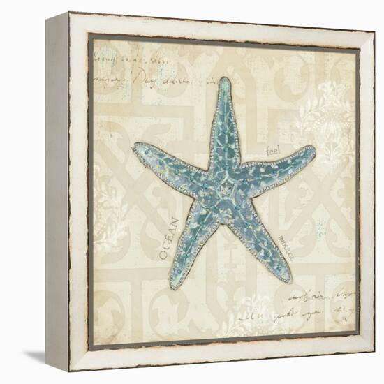 Beach Treasures II-Emily Adams-Framed Stretched Canvas