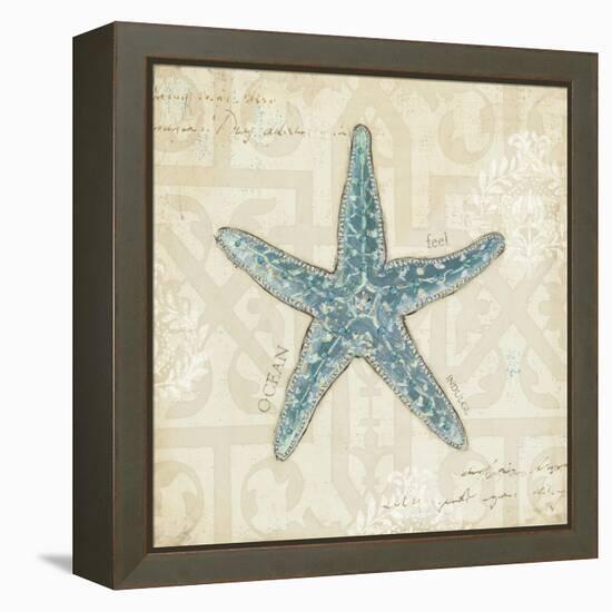 Beach Treasures II-Emily Adams-Framed Stretched Canvas