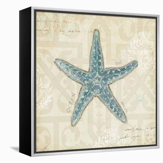 Beach Treasures II-Emily Adams-Framed Stretched Canvas