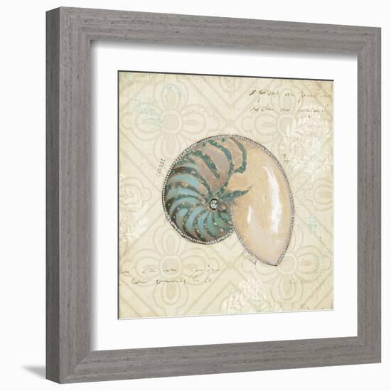 Beach Treasures III-Emily Adams-Framed Art Print