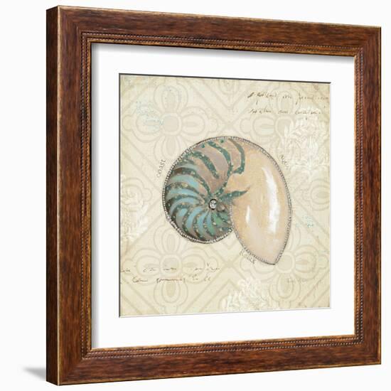 Beach Treasures III-Emily Adams-Framed Art Print