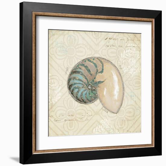 Beach Treasures III-Emily Adams-Framed Art Print