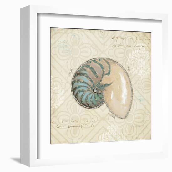 Beach Treasures III-Emily Adams-Framed Art Print