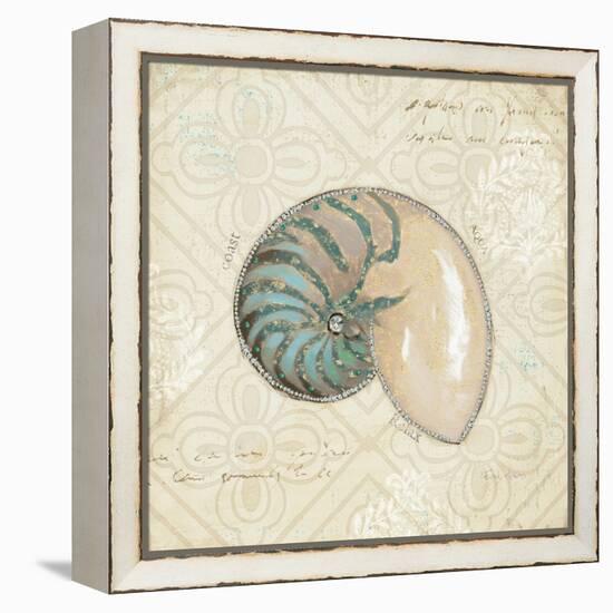 Beach Treasures III-Emily Adams-Framed Stretched Canvas