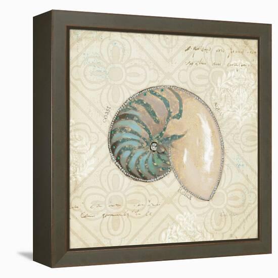 Beach Treasures III-Emily Adams-Framed Stretched Canvas