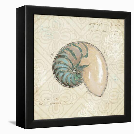 Beach Treasures III-Emily Adams-Framed Stretched Canvas