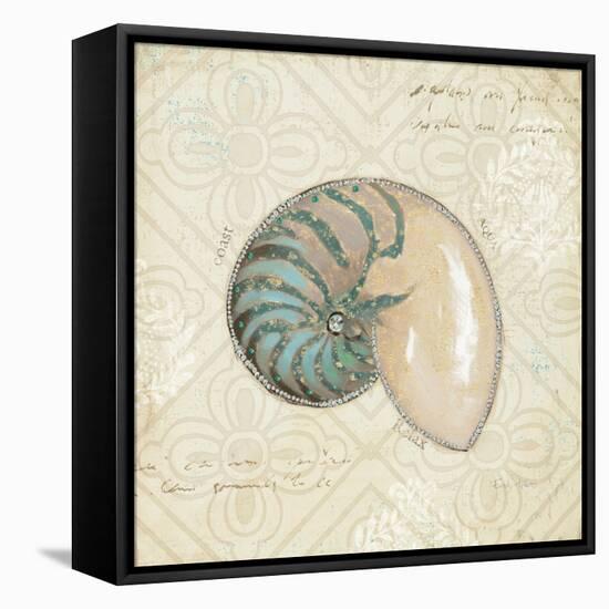 Beach Treasures III-Emily Adams-Framed Stretched Canvas