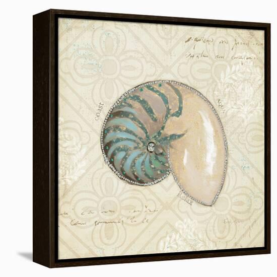 Beach Treasures III-Emily Adams-Framed Stretched Canvas