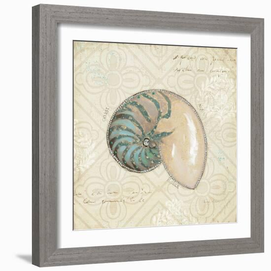 Beach Treasures III-Emily Adams-Framed Premium Giclee Print