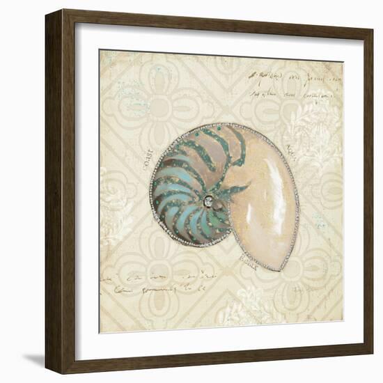 Beach Treasures III-Emily Adams-Framed Premium Giclee Print