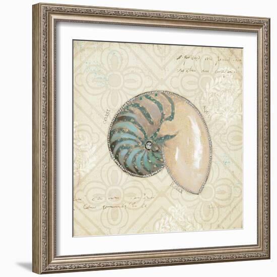 Beach Treasures III-Emily Adams-Framed Art Print