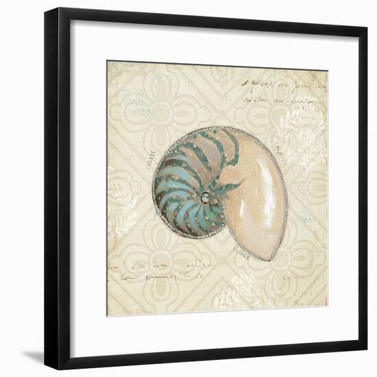 Beach Treasures III-Emily Adams-Framed Art Print