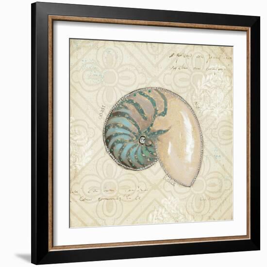 Beach Treasures III-Emily Adams-Framed Art Print