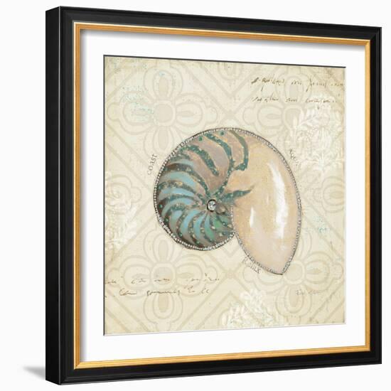 Beach Treasures III-Emily Adams-Framed Art Print