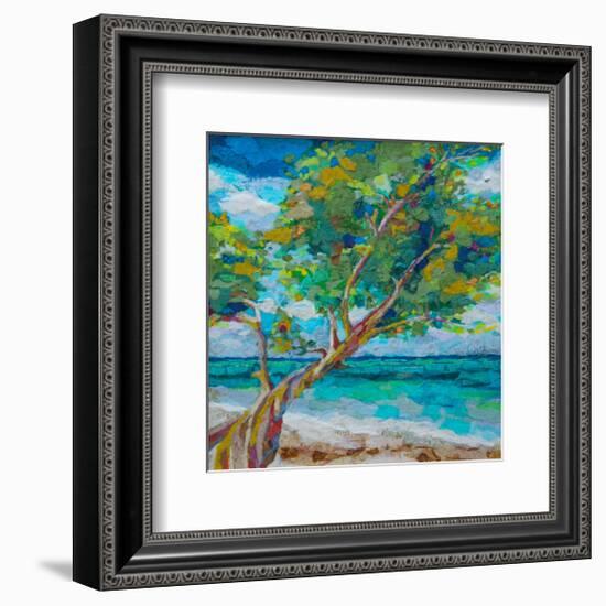 Beach Tree-null-Framed Art Print