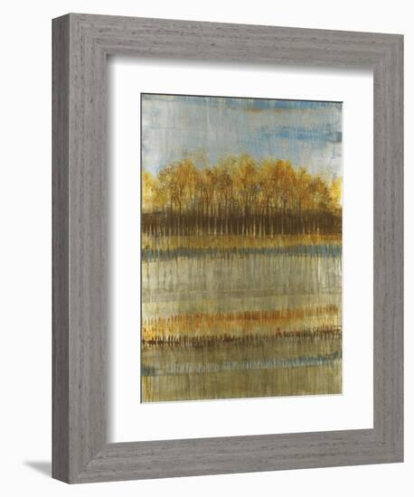 Beach Trees-Liz Jardine-Framed Art Print