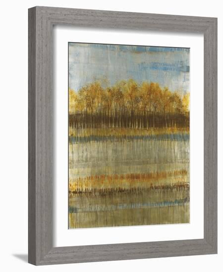 Beach Trees-Liz Jardine-Framed Art Print