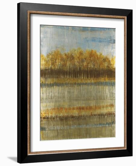 Beach Trees-Liz Jardine-Framed Art Print