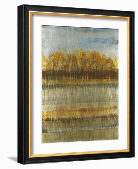 Beach Trees-Liz Jardine-Framed Art Print