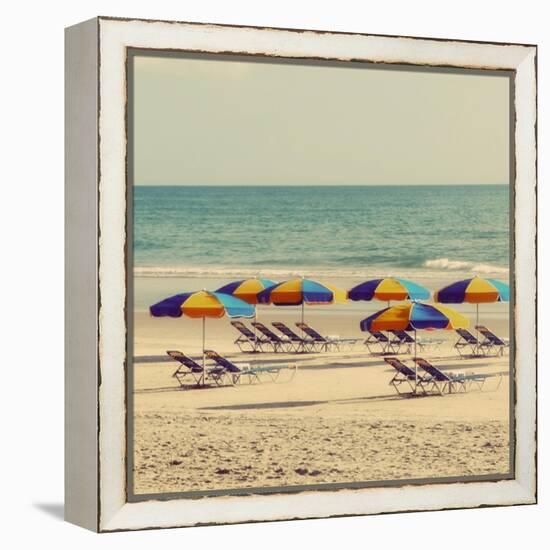 Beach Trip I-Gail Peck-Framed Stretched Canvas