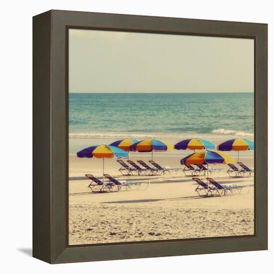 Beach Trip I-Gail Peck-Framed Stretched Canvas