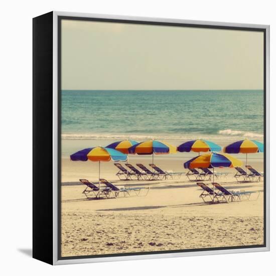 Beach Trip I-Gail Peck-Framed Stretched Canvas